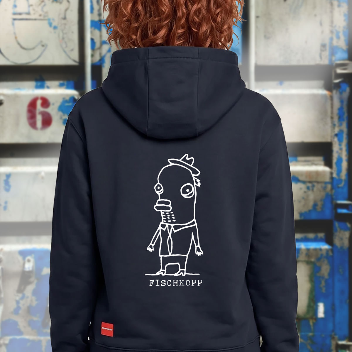 Unisex relaxed organic Hoodie – Fischkopp