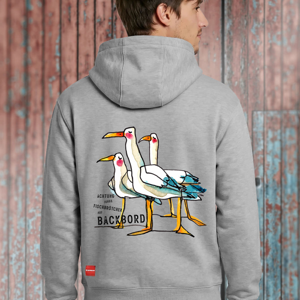 Unisex relaxed organic Hoodie – Fischbrötchen